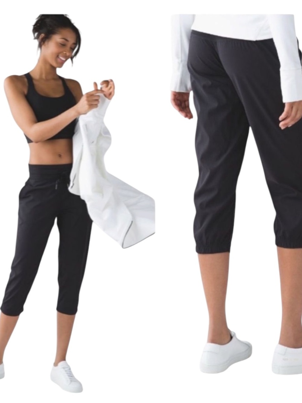 lululemon dance studio Black Capri Jogger Pants